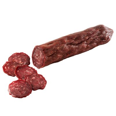 Alef Dry Aged All-Beef Salami Traditional Style Charcuterie Artisan Cured, Rich Flavor, No Pork, High-Protein Snack, 1.5 lb