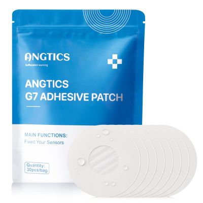 ANGTICS Dexcom G7 Over Patches 100% Waterproof, 30Pcs CGM Sensor Patches