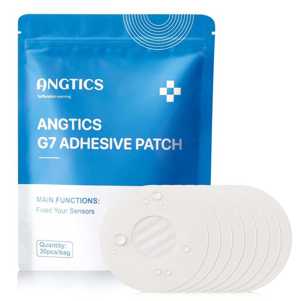 ANGTICS Dexcom G7 Over Patches 100% Waterproof, 30Pcs CGM Sensor Patches
