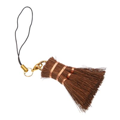 Vaguelly Small Palm Whisk Broom for Tea Ceremony Cleaning Ergonomic Handheld Sweeping Tool for Home and Office Lightweight and Cleaning Supplies