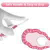 LCKAE Kids Soft Toothbrush Ages 1-6 | BPA-Free | Sealed Dust-Proof Packaging (Giraffe's Pink) view 2
