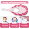 LCKAE Kids Soft Toothbrush Ages 1-6 | BPA-Free | Sealed Dust-Proof Packaging (Giraffe's Pink) view 3