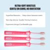 LCKAE 6PCS Astronaut Kids Toothbrush | 3-Sided 360 Cleaning | Ages 3-10 | BPA-Free view 3