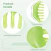 2-Pack Resin Head Combs, Scalp Massage Tools, Portable Hair Combs for Physical Relaxation and Stress Relief, Multifunctional Green Massage Set view 4