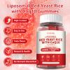 2 Pack Liposomal Red Yeast Rice with Coq 10 3000mg Gummies,Organic Red Yeast Rice Cholesterol Lowering Supplements, Enhanced with Coq 10 for Heart Health Support,Liposomal Enhance 98% Absorption view 4
