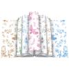 Feifeiya 200 Pcs Floral Wax Paper Sheet for Food Chinoiserie Bird Deli Paper Waterproof Sandwich Wrapping Greaseproof Food Basket Liners for Picnic Party Kitchen Supply, 9.8 x 8.7inch (Floral,Mixing) view 1