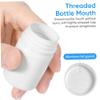 EXAOMBLE 20pcs Moistproof Pill Holder Case Portable Pill Container for Travel Lightweight Medication Storage Spiral Design and Material view 2