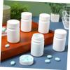 EXAOMBLE 20pcs Moistproof Pill Holder Case Portable Pill Container for Travel Lightweight Medication Storage Spiral Design and Material view 4