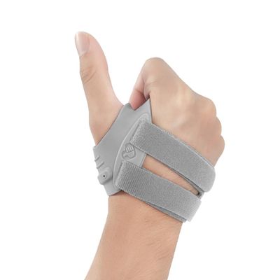 1pc Thumb Support Brace, Breathable Wrist & Thumb Support Brace with Flexible Splint, Trigger Thumb Immobilizer, Wrist Strap, For Left Or Right Hand,L