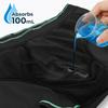 Carer Men's Washable Incontinence Underwear, 2 Black/Gray/Green, Large view 3