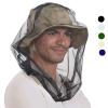 KMGDM Outdoor Head Net Mesh Covers for Men and Women Protects from and Flies Efficient for Fishing and Camping Use, Black empty top, 6 1/2 view 4