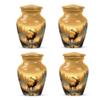 Yatskia Deer Little Memorial Urns for Human Ashes Adult Man, Small Keepsake Urn for Ashes for Women, (Classic 3 Inch, Pack of 4) view 1
