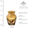 Yatskia Deer Little Memorial Urns for Human Ashes Adult Man, Small Keepsake Urn for Ashes for Women, (Classic 3 Inch, Pack of 4) view 2