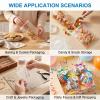 100 Pcs 4.75 x 6.5 Inch Clear Self Sealing Cello Bags, Resealable Plastic Sleeves for Bakery Treats Cookies Candy Cards Crafts (4.5x5.5 inch) view 3