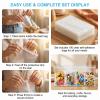 100 Pcs 4.75 x 6.5 Inch Clear Self Sealing Cello Bags, Resealable Plastic Sleeves for Bakery Treats Cookies Candy Cards Crafts (4.5x5.5 inch) view 4