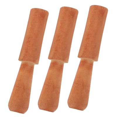 SWOOMEY 3pcs Tibetan Singing Bowl Mallet Set Wooden Sound Bowl Sticks Craftsmanship for Meditation and Sound Therapy