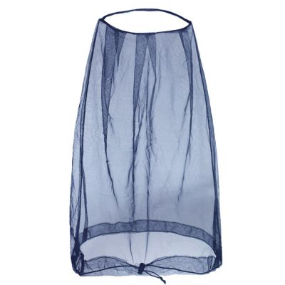 KMGDM Outdoor Head Net Mesh Covers for Men and Women Protects from and Flies Efficient for Fishing and Camping Use, Navy blue empty top, 6 1/2