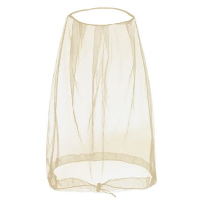 KMGDM Outdoor Head Net Mesh Covers for Men and Women Protects from and Flies Efficient for Fishing and Camping Use, beige empty top, 6 1/2