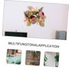 Amosfun Artificial Rose Candle Wreath Floral Candle Eucalyptus Leaves for Wedding Home and Dining Table Decor Lightweight Versatile Centerpiece for Various Occasions view 3