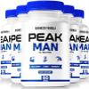 (5 Pack) Peak Man Capsules for Men, Official PeakMan Male Formula with All-Natural Ingredients to Help Support Stamina, Performance, and Daily Energy, Premium Easy-to-Take Pills (300 Capsules) view 1