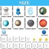 16 PCS Space Theme Cake Topper Happy 7th Birthday Astronaut Planet Rocket Cake Decorations Set for Boys Girls Outer Space Themed Party Kids Birthday Party Baby Shower Supplies view 2