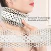 Adjustable Silicone Neck Brace for Neck Pain and Support, Soft Breathable Cervical Collar for Sleeping, Portable Cervical Spine Pressure Relief Neck Wrap Collar for Keep Vertebrae Stable (Gray) view 3