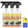 Kitchen Degreasing Foam Cleaner, Heavy Duty Foaming Degreaser Spray for Stovetops, Ovens & Pots, Powerful Concentrated Cleaner for Tough Grease & Stains view 1