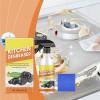 Kitchen Degreasing Foam Cleaner, Heavy Duty Foaming Degreaser Spray for Stovetops, Ovens & Pots, Powerful Concentrated Cleaner for Tough Grease & Stains view 2
