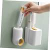 HOUDERCO 1pc Auto Toothpaste Squeezer Dispenser Wall Mounted Toothpaste Squeezer view 2
