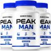 (3 Pack) Peak Man Capsules for Men, Official PeakMan Male Formula with All-Natural Ingredients to Help Support Stamina, Performance, and Daily Energy, Premium Easy-to-Take Pills (180 Capsules) view 1