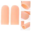 Gatuida 2 Pack Gel Finger Protectors for Wounds Leak-proof Thumb Covers for Cracked Skin Grade Non-slip Washable Toe Sleeve view 4