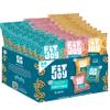 FitJoy Pretzel Variety Pack of 24 (0.5 Oz) - Tangy Dijon Mustard, Sea Salt, Cheezy White Cheddar Pretzel Twists - Dairy, Nut & Gluten Free Pretzels - Grain Free Tasty Snack Pretzels for Moms and More view 1