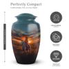 MUKTIVE Native American Urn for Human Ashes Adult Male - Pack of 2 (10 Inch Urn & 3" Small Urns for Human Ashes Keepsake), Tiny Urns for Human Ashes Keepsake - Ash Holders for Human Ashes view 2