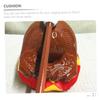 Holibanna Wooden Fish Mat Singing Bowl Pad Tibetan Bowl Pillow Cushion Decorative view 4