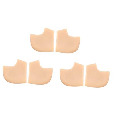 VICASKY Gel Heel Socks 3 Pairs Moisturizing Foot Skin Care Protectors for Cracked Heels Soft Gel Cushions for Dry Feet for Daily Use