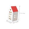 PRETYZOOM 20pcs House Shaped Candy Boxes Favor Boxes for Christmas Parties and Weddings Festive Paper for and Decorations view 2