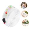 Unomor 1roll Graduation Season Wrapping Ribbon Gold Foil Transfer Print Yards of Wide Polyester Ribbon for Bows Crafts and Holiday Decorations view 4