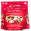 180 Snacks, Strawberry Squares, with Almonds, Cashews, Pumpkin Seeds, Dried Strawberries and Cranberries, 425 g view 1