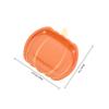 GLEAVI 20Pcs Pumpkin Shaped Disposable Paper Plates Convenient Dinnerware for Halloween Parties for Snacks Desserts and Cakes Fun Fall Tableware Supplies view 2