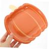 GLEAVI 20Pcs Pumpkin Shaped Disposable Paper Plates Convenient Dinnerware for Halloween Parties for Snacks Desserts and Cakes Fun Fall Tableware Supplies view 4