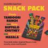 Daal Crunchy & Spicy Snacks Healthy Snacks Made from Mung Beans Gluten Free & Nut Free Moong Dal High Fiber Snacks Packed with 27g of Plant Based Protein per Bag Variety Snack Pack 9 Count view 3