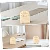 Angoily 2sets Wooden Birth Announcement Cards Stands Milestone Signs for Newborn Nursery Decor Shower view 3