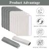 8-Pack Mask Strap Covers, Headgear Strap Cushions, Cushions Pads for Sleep Apnea Mask, Comfortable Mask Accessories and Skin Protector Compatible with Most mask Strap to Reduce Discomfort (Gray) view 3