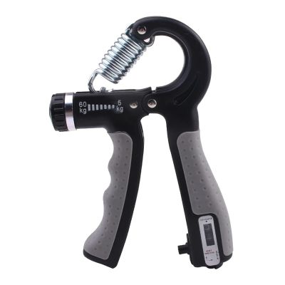 10-60Kg Count Heavy Gripper Fitness Hand Exerciser Grip Wrist Training Increase Strength Spring Finger Pinch Carpal Expander(GRAY)