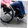 WRITWAA Solid Tire Wheelchair Front Wheel Replacement Effortless Maneuverability Maintenance for Power Wheelchairs view 4