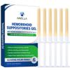 Ariella Hemorrhoid Treatment Suppository Gel: Natural & Herbal - Relieve Itching Burning Discomfort - Internal Relief - New Rounded Applicator - Nighttime Use (Pack of 6) view 1