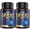 2Pack NAD+ Supplement, Next-Gen NMNH Liposomal 500mg, NR NMN Supplement Alternative, High Absorption NAD+ with Curcumin, Niacinamide for Cellular Energy, DNA Repair, Healthy Aging, 120 Softgels view 1
