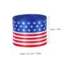Angoily 1roll Patriotic Craft Ribbon for Independence Day Multi-use and Decor for Wrapping Craft Making and Party Decorations Yards view 2