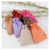 OJEVMLFVQ Drawstring Gift Bags 20pcs Burlap Linen Drawstring Gift Bags Favor Wedding Christmas Gift Bag Jewelry Packaging(White,7X9CM_LINEN) view 2