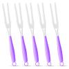 5PCS Duster Refills Folding Handles Set Compatible with Swiffer Dusters,Disposable Static Dust Removal Brush Handle for Dusting Electronics,Furniture,Blinds,Ceiling Fans (5, Purple) view 1